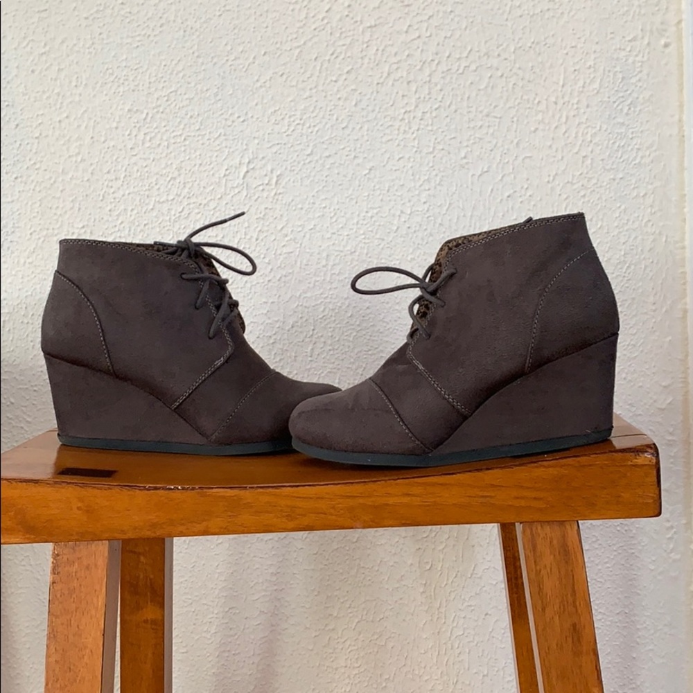 wedge booties